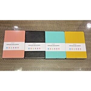 Lined Notebook 312 Numbered Pages Hardcover Leather Journal CHOOSE COLOR